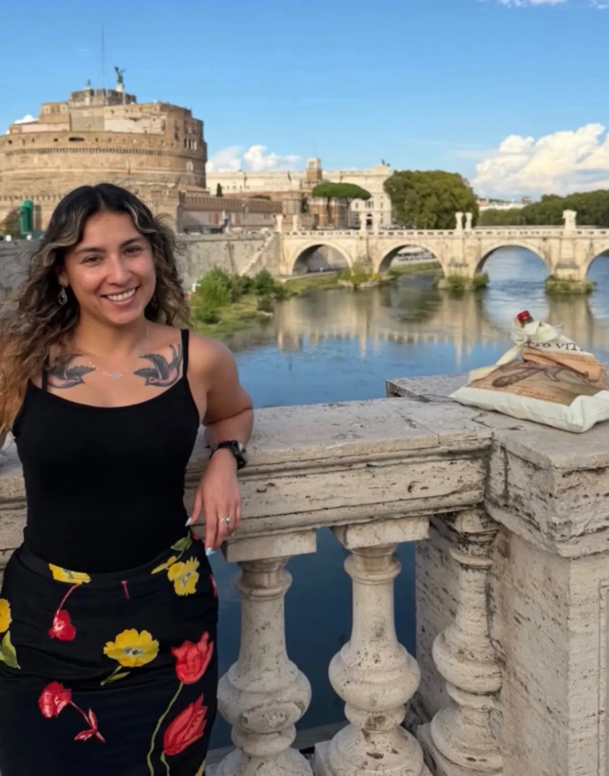 Constanza Urrutia en su viaje
